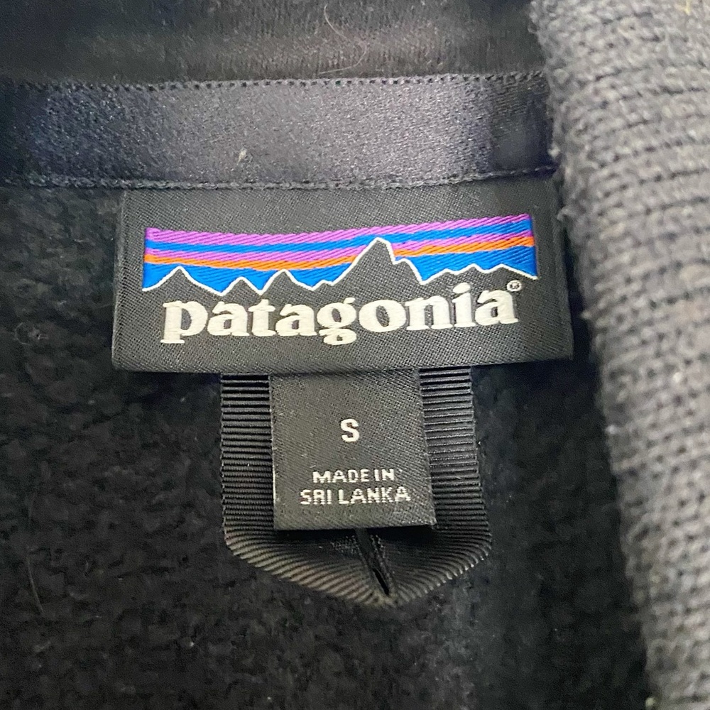 Patagonia Black Better Sweater Full Zip Fleece Performance Jacket Size Small - Picture 5 of 6